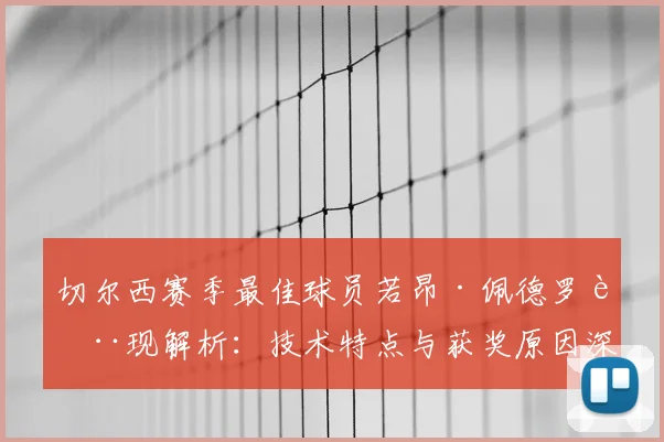 切尔西赛季最佳球员若昂·佩德罗表现解析：技术特点与获奖原因深度分析